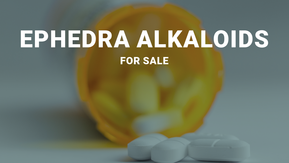 Ephedra Alkaloids for Sale